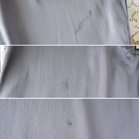 Kristensen du Nord Grey Satin Silk Cocoon Dress L - Picture 6 of 6